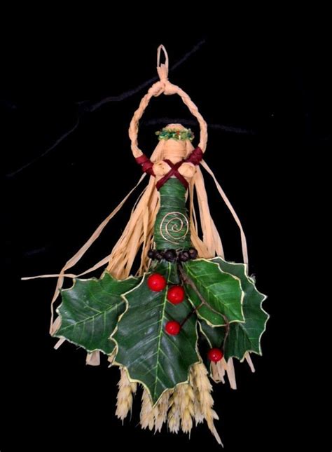 Pagan yule tree topper figurine